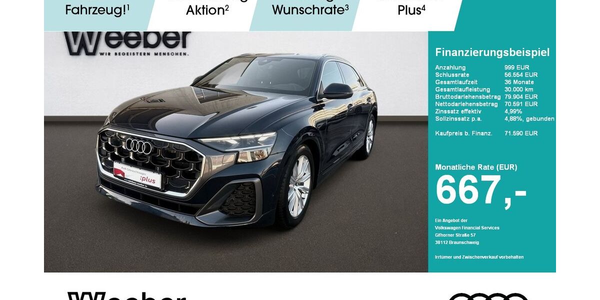 Audi Q8 30.547 km 69.980 &euro; Weil der Stadt 71263