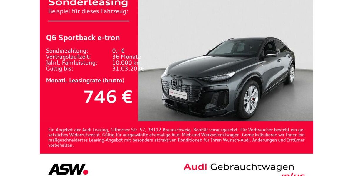 Audi Q6 e-tron 13.200 km 65.990 &euro; Heilbronn 74074