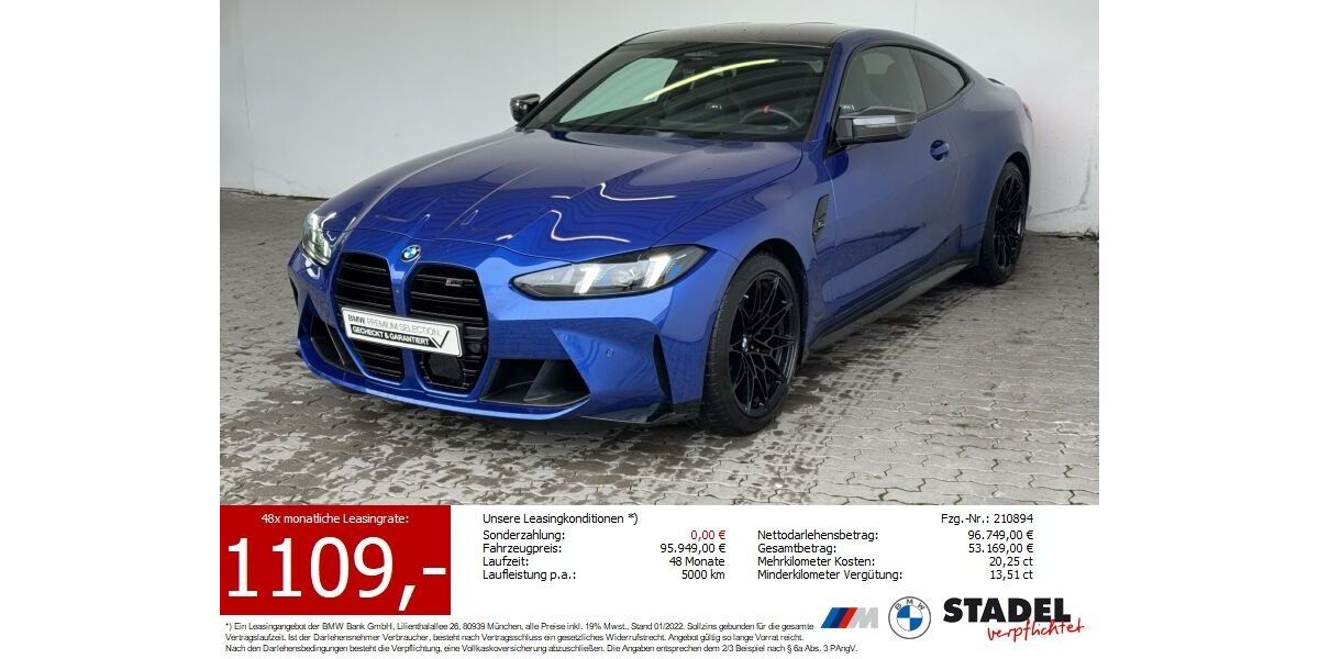 BMW M4 20.539 km 89.444 &euro; Heilbronn 74074