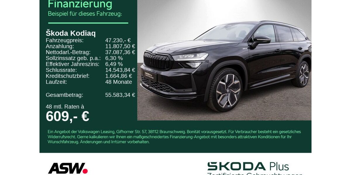Skoda Kodiaq 25.600 km 47.230 &euro; Heilbronn 74076