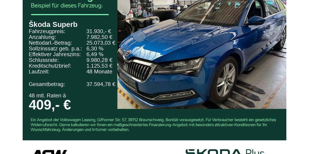 Skoda Superb 68.500 km 31.930 &euro; Heilbronn 74076