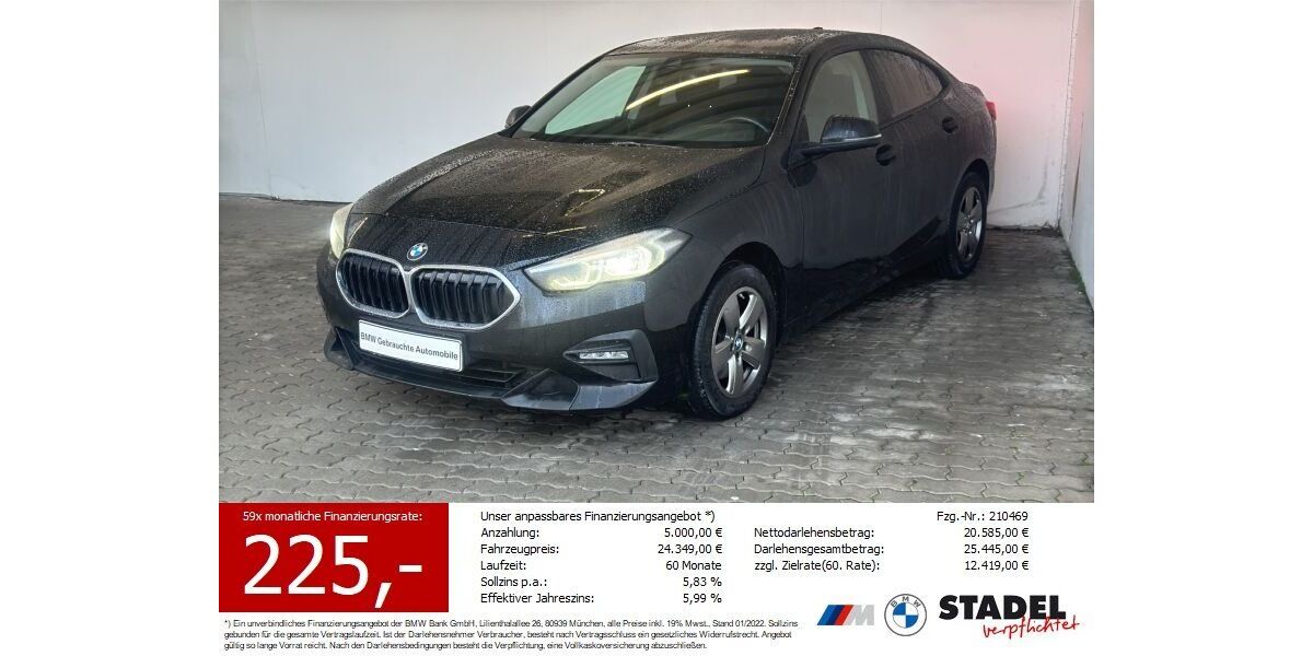 BMW 218 Gran Coupé 61.208 km 22.879 &euro; Heilbronn 74074