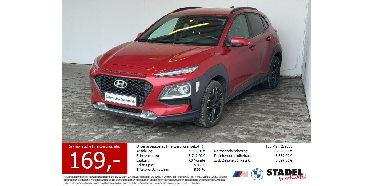 Hyundai KONA 67.642 km 16.679 &euro; Heilbronn 74074