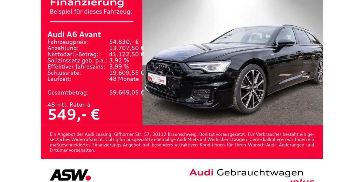 Audi A6 29.600 km 54.830 &euro; Heilbronn 74074