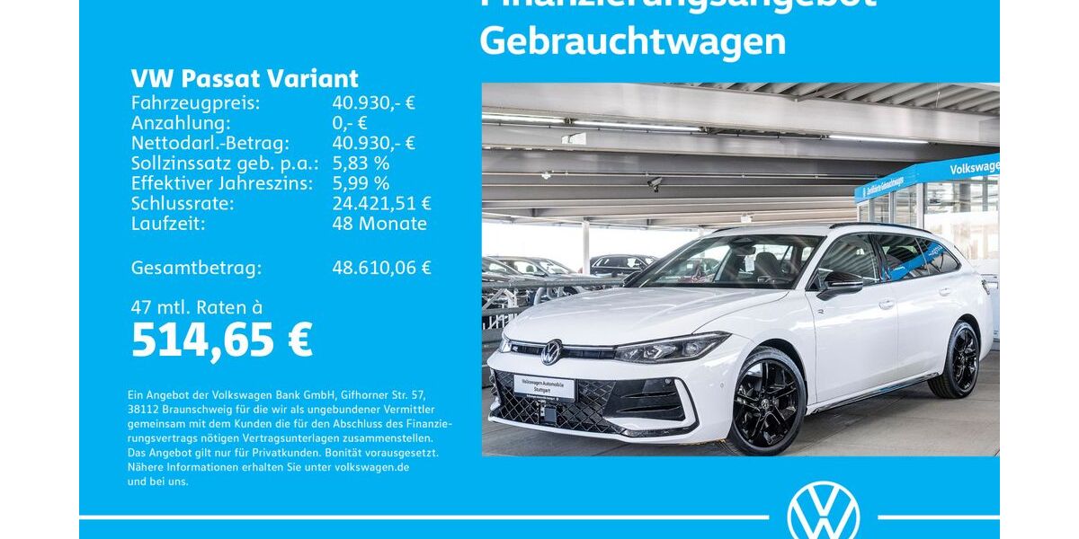 VW Passat Variant 18.800 km 40.230 &euro; Stuttgart-Wangen 70188