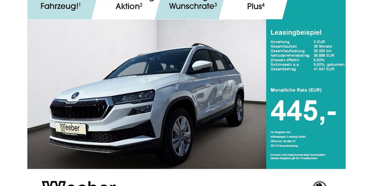 Skoda Karoq 1.999 km 31.900 &euro; Leonberg 71229