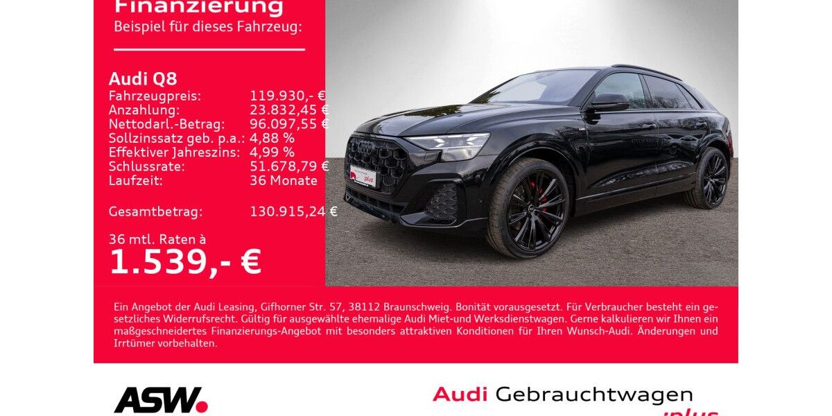 Audi Q8 9.900 km 119.930 &euro; Heilbronn 74074