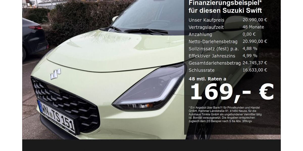 Suzuki Swift 7.000 km 20.990 &euro; Schorndorf 73614