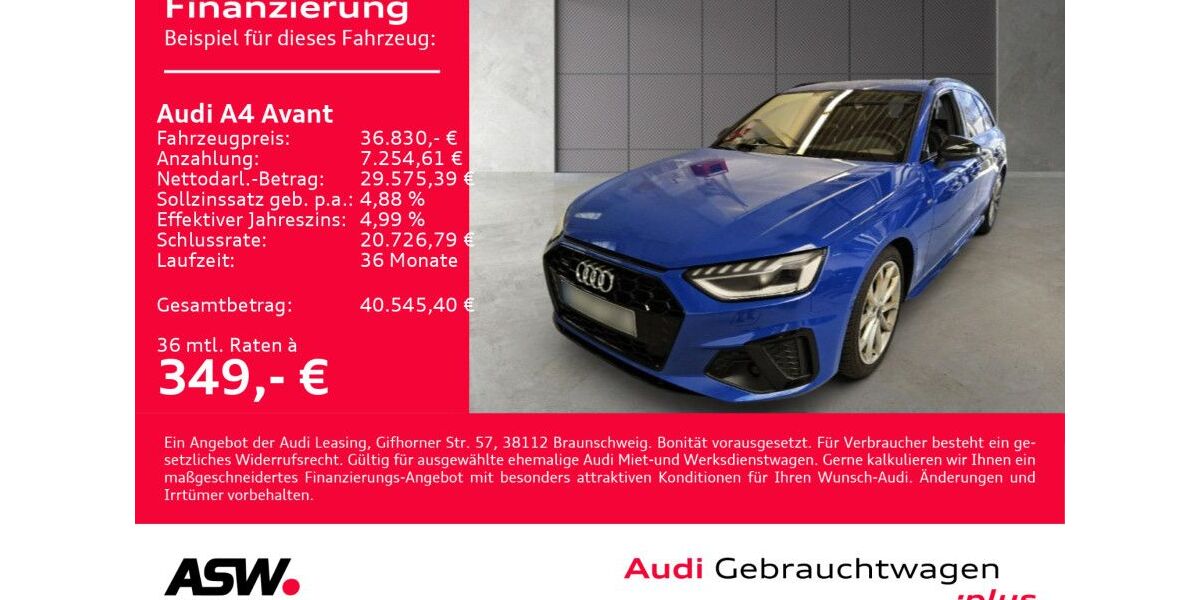 Audi A4 71.900 km 35.430 &euro; Heilbronn 74074