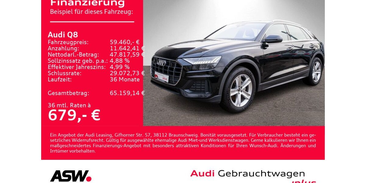 Audi Q8 106.700 km 58.390 &euro; Heilbronn 74074