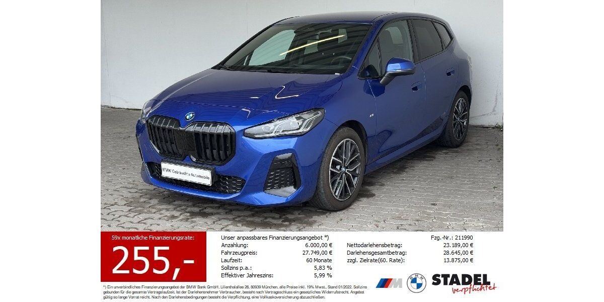 BMW 218 Active Tourer 31.968 km 26.989 &euro; Heilbronn 74074