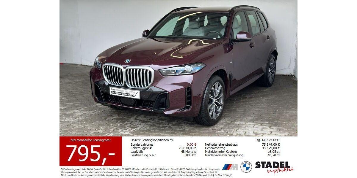 BMW X5 12.475 km 73.479 &euro; Heilbronn 74074