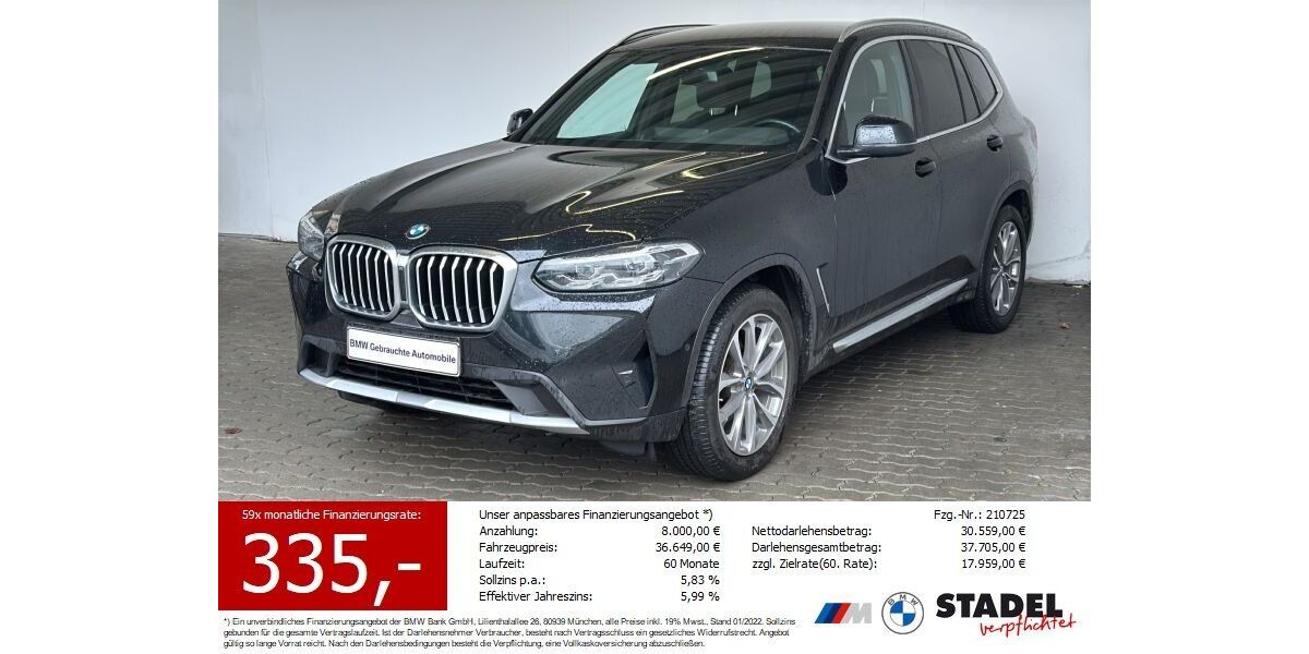 BMW X3 47.720 km 35.475 &euro; Heilbronn 74074
