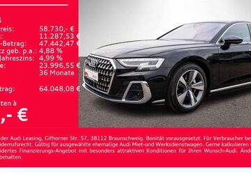 Audi A8 77.990 km 56.730 &euro; Heilbronn 74074