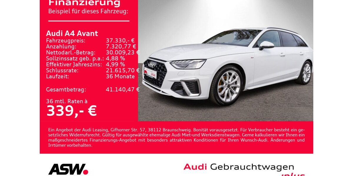 Audi A4 51.500 km 37.330 &euro; Heilbronn 74074