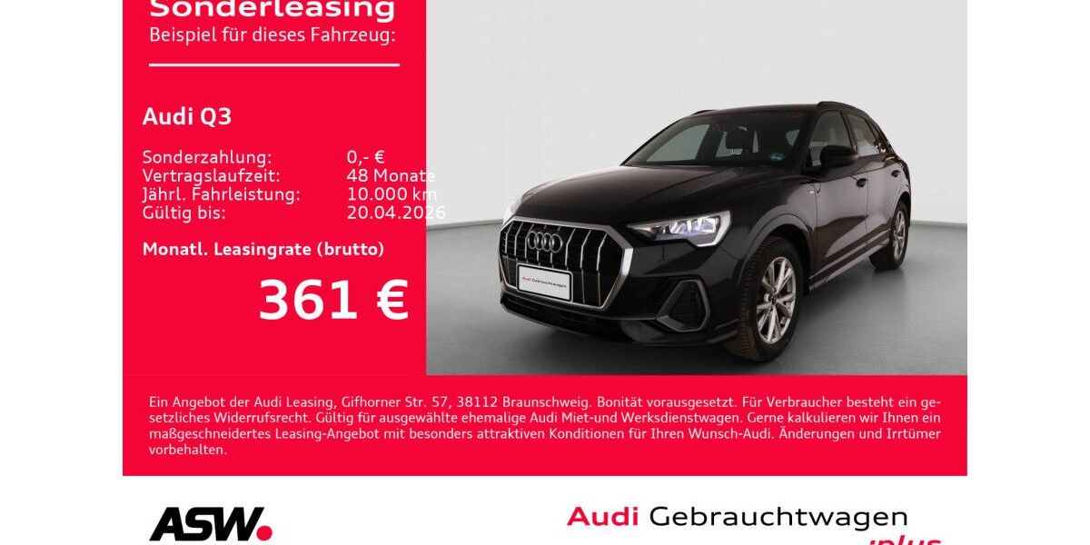 Audi Q3 22.100 km 38.930 &euro; Heilbronn 74074