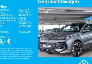 VW T-Roc 1.505 km 37.430 &euro; Stuttgart-Wangen 70188