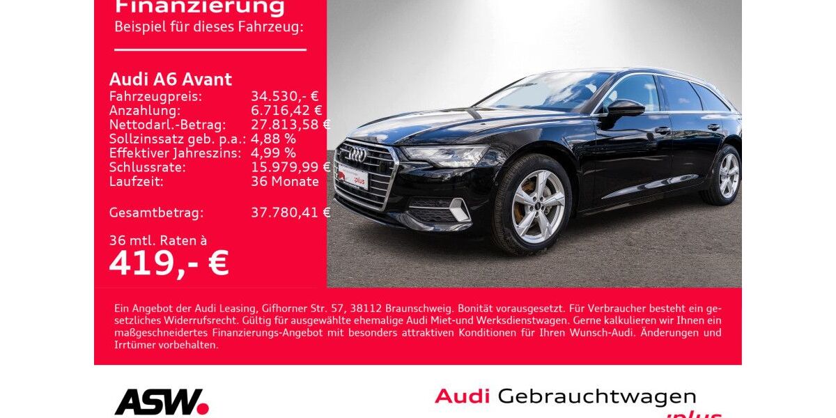 Audi A6 72.150 km 34.530 &euro; Heilbronn 74074