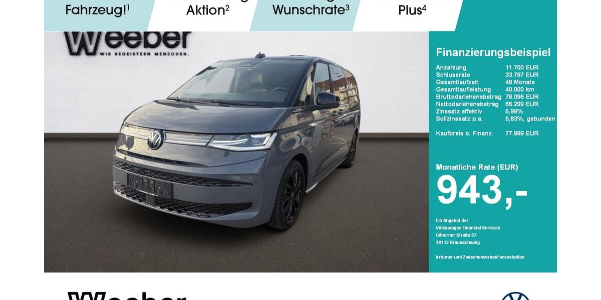 VW T7 Multivan 4.500 km 77.999 &euro; Weil der Stadt 71263