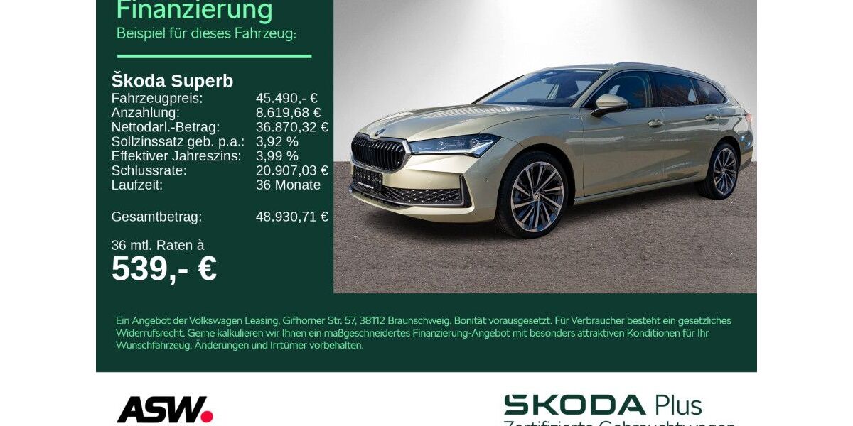Skoda Superb 59.990 km 35.790 &euro; Heilbronn 74076