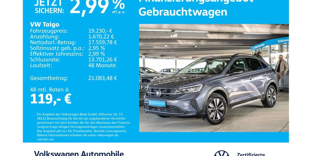 VW Taigo 24.660 km 18.930 &euro; Stuttgart-Wangen 70188