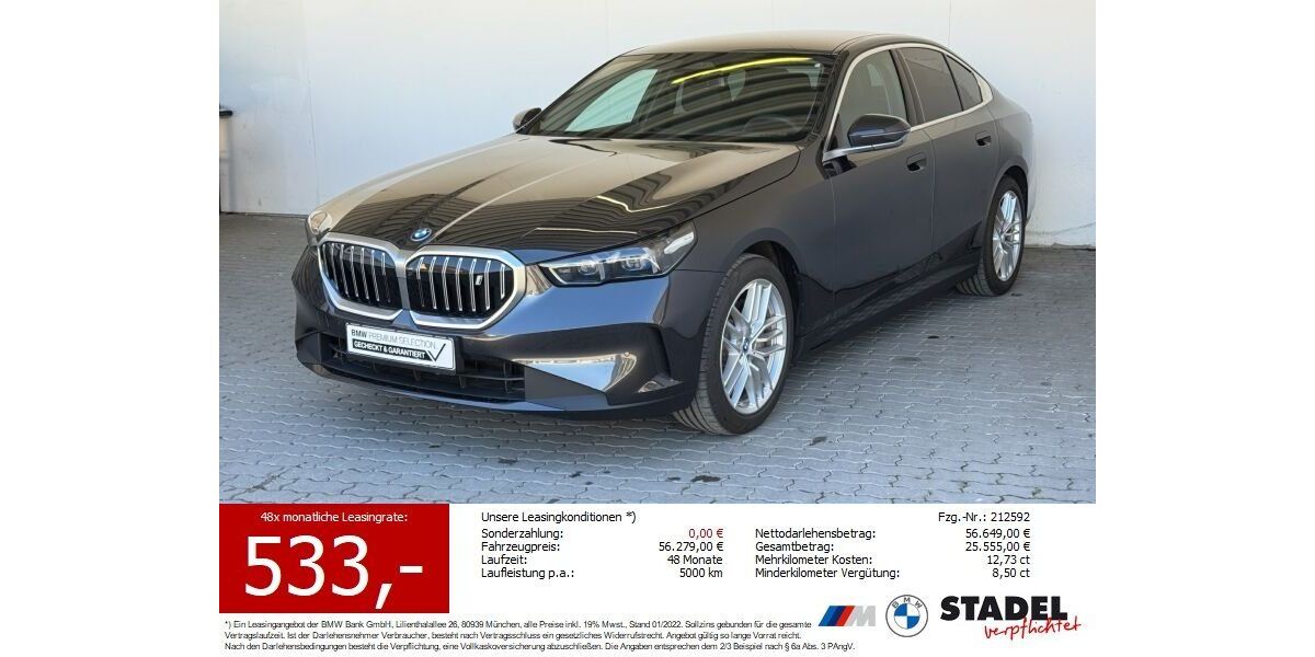 BMW i5 3.146 km 55.444 &euro; Heilbronn 74074