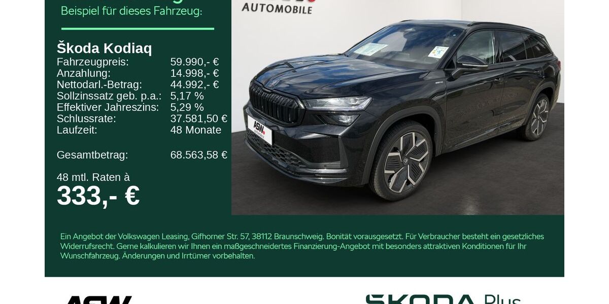 Skoda Kodiaq 6.500 km 55.875 &euro; Heilbronn 74076