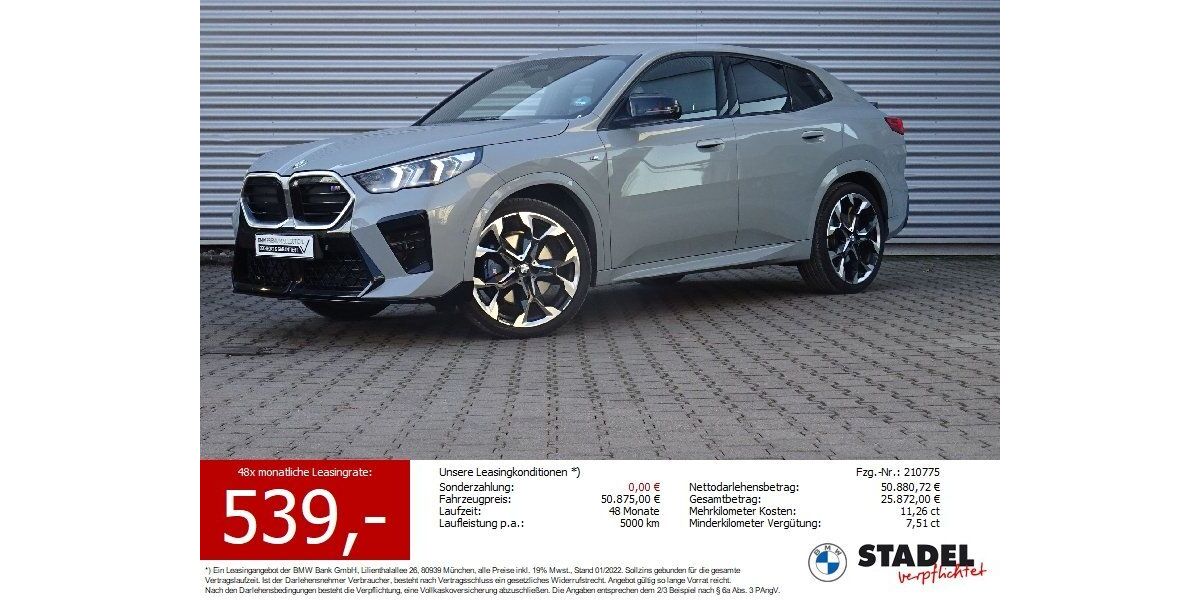 BMW X2 21.967 km 49.255 &euro; Bietigheim-Bissingen 74321