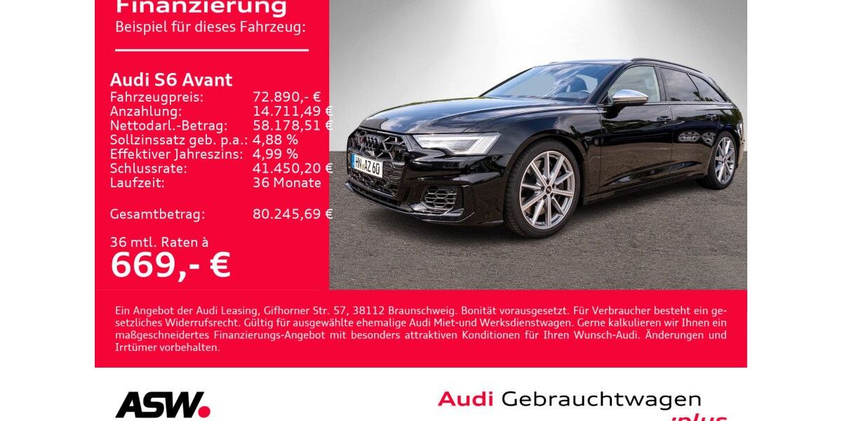 Audi S6 22.900 km 62.790 &euro; Heilbronn 74074