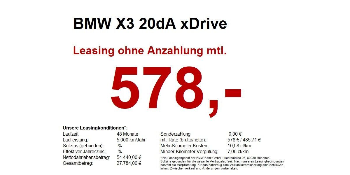 BMW X3 19.998 km 53.940 &euro; Heilbronn 74076