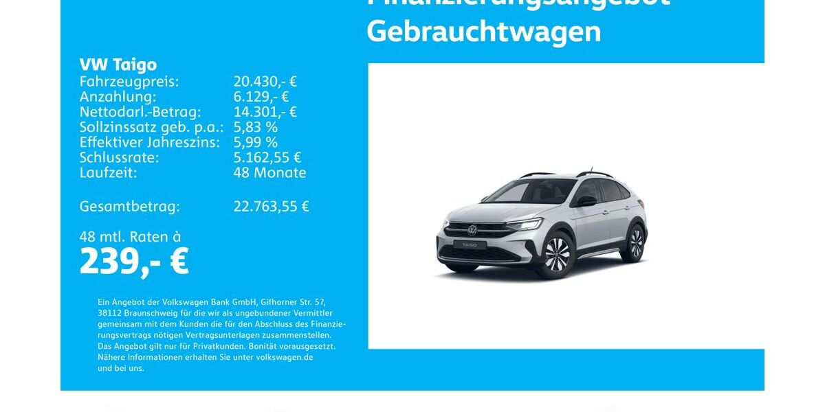 VW Taigo 9.649 km 21.830 &euro; Stuttgart-Feuerbach 70469