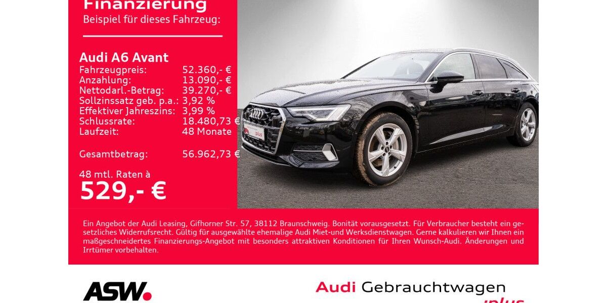 Audi A6 29.400 km 47.390 &euro; Heilbronn 74074