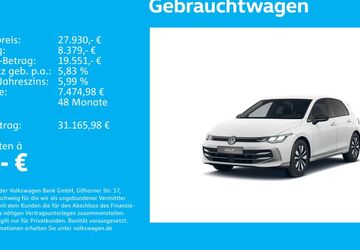 VW Golf 9.307 km 27.930 &euro; Stuttgart-Wangen 70188