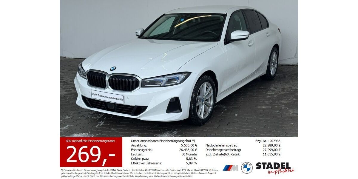 BMW 320 172.314 km 24.888 &euro; Heilbronn 74074