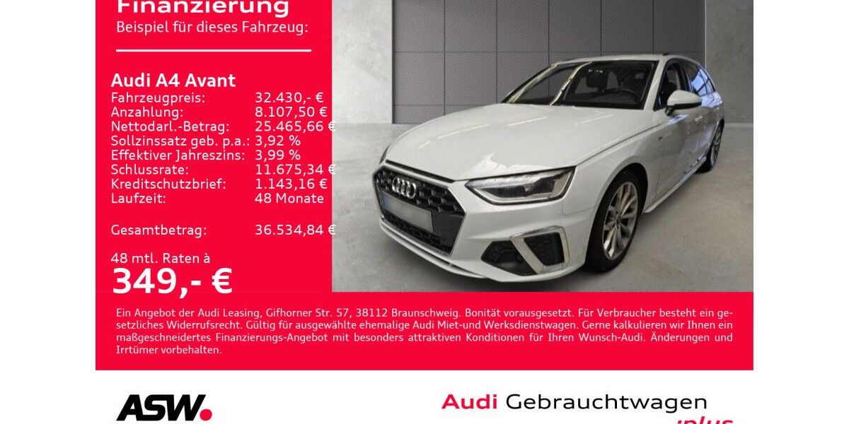 Audi A4 89.355 km 32.430 &euro; Heilbronn 74074
