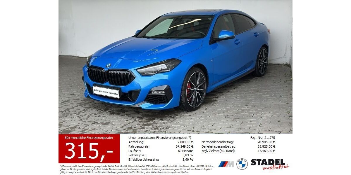 BMW 220 Gran Coupé 32.784 km 34.749 &euro; Heilbronn 74074